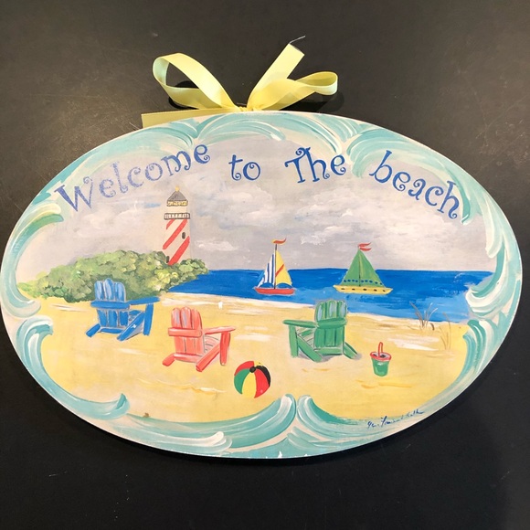 Welcome to the beach wall decor - Picture 1 of 6